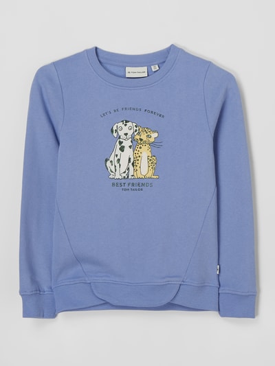 Tom Tailor Sweatshirt met tekst  Lila - 1