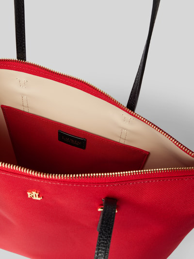 Lauren Ralph Lauren Shopper mit Strukturmuster Modell 'KEATON' Rot 5