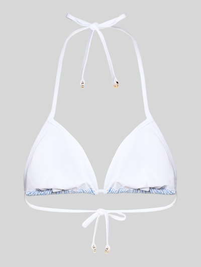 Tommy Hilfiger Bikini-Oberteil mit Logo-Stitching Blau 5