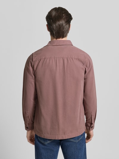 Barbour Regular fit overhemdjack van puur katoen Oudroze - 5