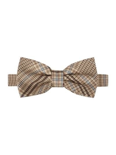 Prince Bowtie Fliege und Hosenträger im Set mit Glencheck-Muster Beige 4