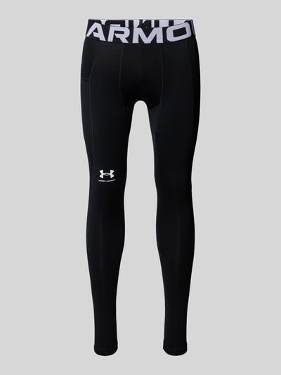 Under Armour Long Johns mit Label-Print Black 2