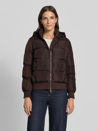 Armani Exchange Steppjacke mit Daunen-Feder-Füllung Dunkelbraun 4