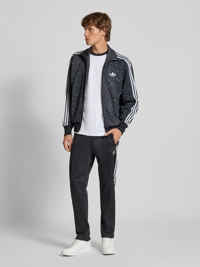 adidas Originals Sweatjacke mit Stehkragen und Reißverschluss Black 1
