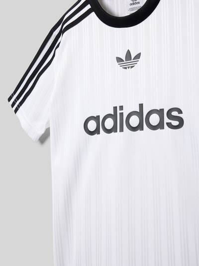 adidas Originals T-shirt z nadrukiem z logo Biały 2