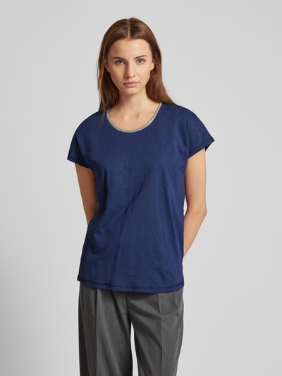 Christian Berg Woman T-shirt met siersteentjes Donkerblauw - 4