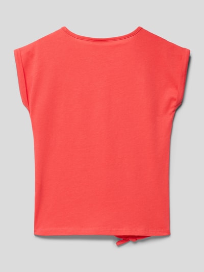 s.Oliver RED LABEL T-shirt met motiefprint Koraal - 3