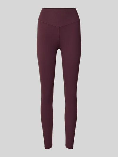Fabletics Slim Fit Leggins mit Logo-Print Modell 'PURELUXE' Bordeaux 1
