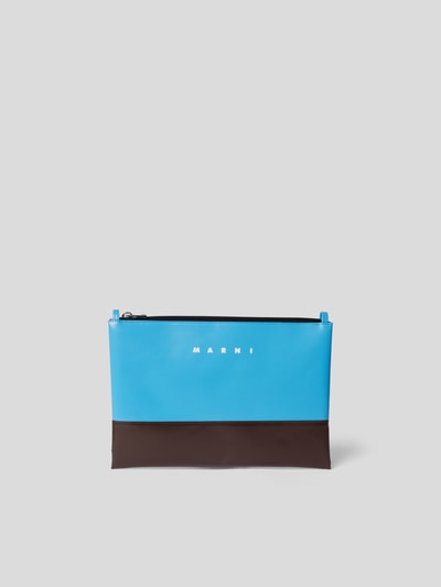 Marni Pochette im Colour-Blocking-Design Tuerkis 4