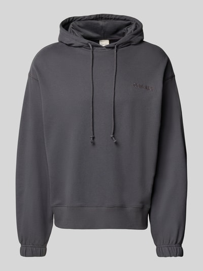 Calvin Klein Underwear Regular Fit Hoodie aus Baumwoll-Mix Anthrazit 2