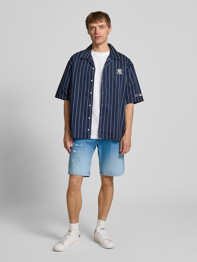 Pepe Jeans Loose fit korte jeans in destroyed-look Jeansblauw - 1