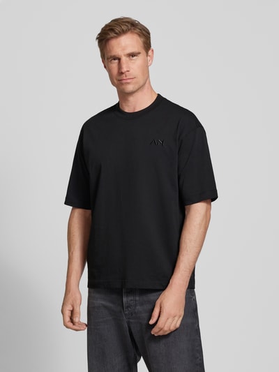 Antony Morato T-shirt met labeldetail Zwart - 4