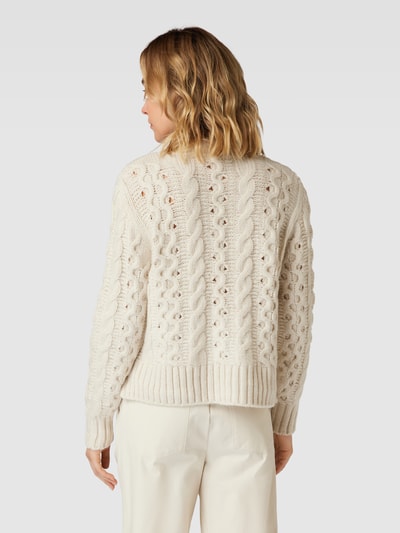 Esprit Gebreide pullover met kabelpatroon Offwhite - 5