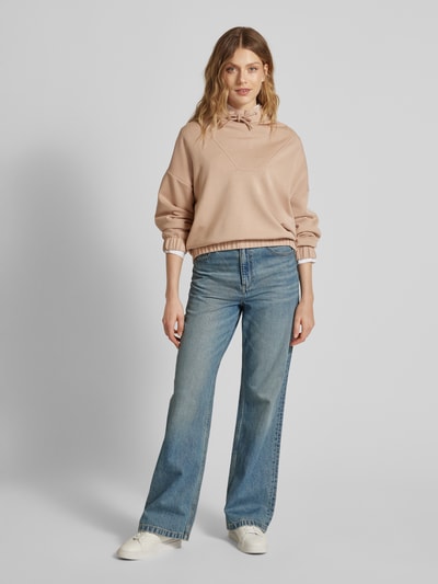 More & More Sweatshirt mit Kapuze Beige 1