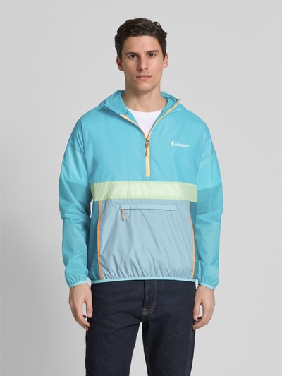Cotopaxi Windbreaker mit Kapuze Modell 'Teca' Hellblau 4
