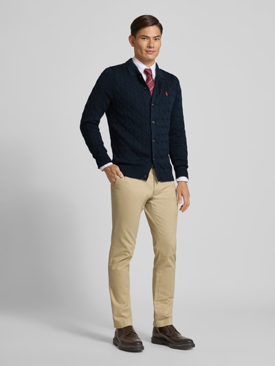 Polo Ralph Lauren Strickjacke mit Knopfleiste Marine 1