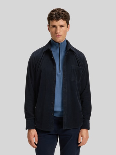 BOSS Orange Regular Fit Freizeithemd aus reiner Baumwolle Modell 'RELEGANT_6_M'
 Marine 4