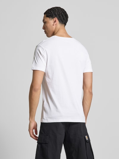 Alpha Industries T-Shirt mit Label-Detail Modell 'Basic' Weiss 5