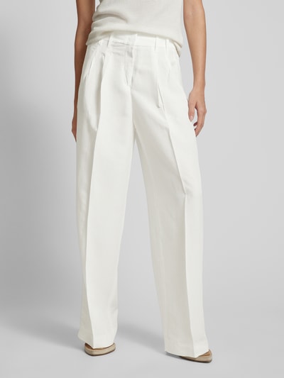 Raffaello Rossi Broek in effen design, model 'MAYLA' Offwhite - 4