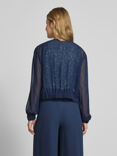 Christian Berg Cocktail Relaxed fit bolero in semi-transparant design Donkerblauw - 5