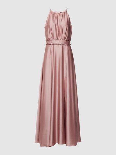 Swing Abendkleid mit Taillenpasse Rose 2