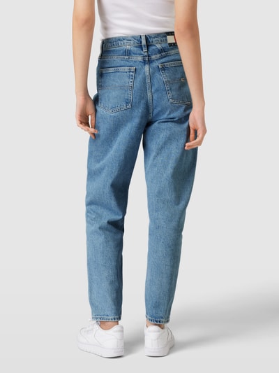 Tommy Jeans Ultra high tapered mom fit jeans met labelstitching Lichtblauw - 5