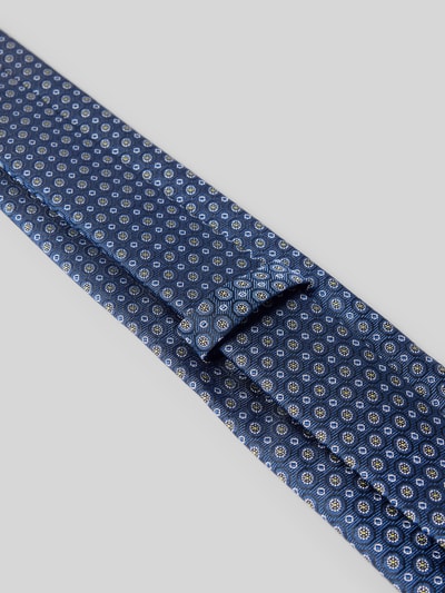 BOSS Stropdas van zijdemix Marineblauw - 3