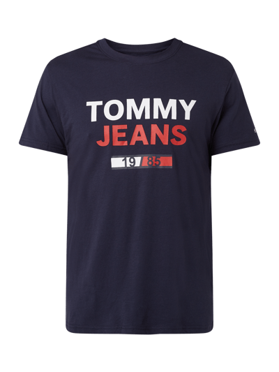 Tommy Jeans T-Shirt aus Organic Cotton Dunkelblau 2