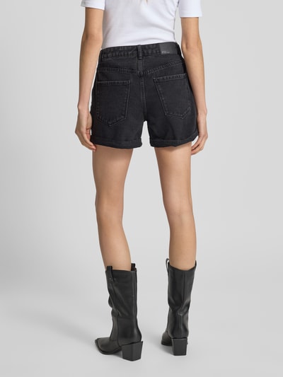 Vero Moda Relaxed fit korte jeans van katoenmix, model 'ZURI' Zwart - 5
