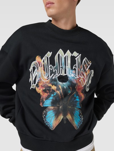 Jack & Jones Sweatshirt mit Rundhalsausschnitt Modell 'FIREFLY' Black 3