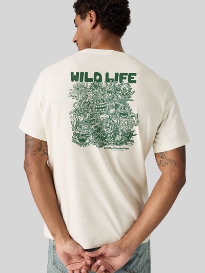 Levi's® Relaxed Fit T-Shirt aus reiner Baumwolle Offwhite 1