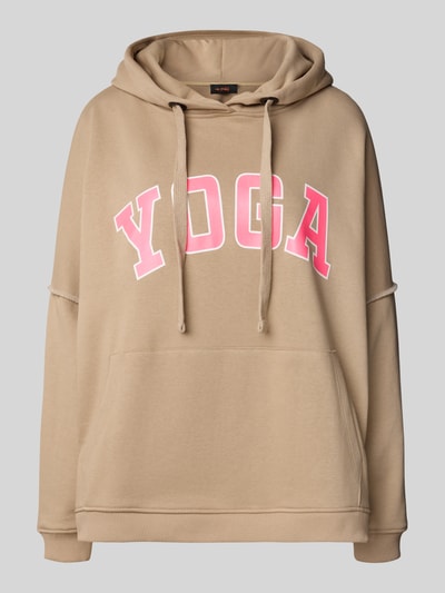 miss goodlife Oversized Hoodie aus reiner Baumwolle mit Känguru-Tasche Sand 2