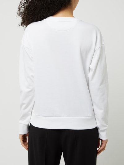 HUGO Sweatshirt aus Baumwolle Modell 'Nakira' Weiss 5