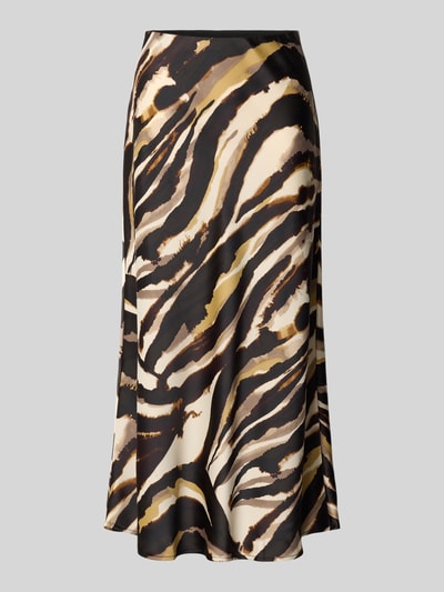 YAS Midirock mit elastischem Bund Modell 'PELLA' Beige 2