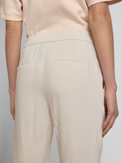 Marc Cain Broek van linnenmix met steekzakken Zand - 3