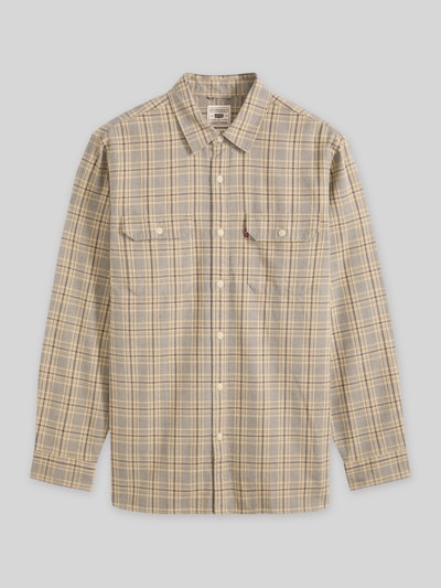 Levi's® Relaxed Fit Freizeithemd aus reiner Baumwolle Modell 'JACKSON WORKER ROGELIO' Mittelgrau 2