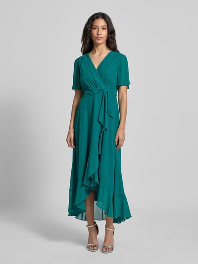 Christian Berg Cocktail Cocktailkleid in Wickel-Optik Grass Mel 4