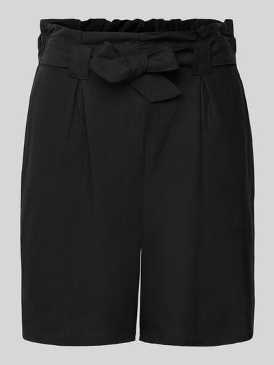 Tom Tailor Denim Relaxed Fit Shorts aus Lyocell im Paperbag Look Black 2