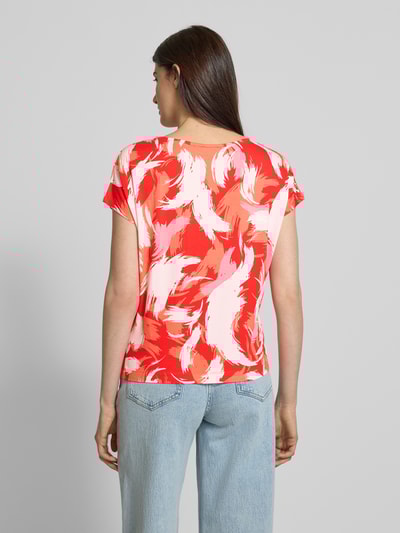 s.Oliver RED LABEL Relaxed fit T-shirt van viscosemix Rood - 5