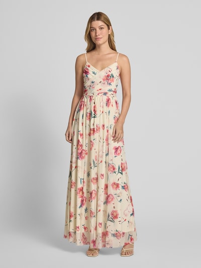 GUIDO MARIA KRETSCHMER WOMAN Abendkleid in Wickel-Optik Modell 'Cathleen' Offwhite 4