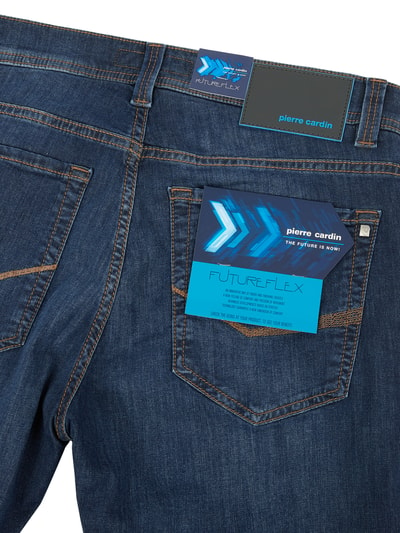 Pierre Cardin Tapered fit jeans met stretch, model 'Lyon' - 'Futureflex' Donkerblauw - 6