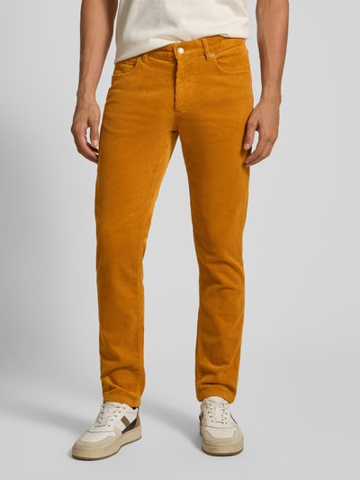 Christian Berg Men Regular Fit Cordhose im 5-Pocket-Design Kupfer 4