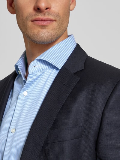 BOSS Slim Fit Business-Hemd mit Knopfleiste Modell 'Hank' Bleu 3