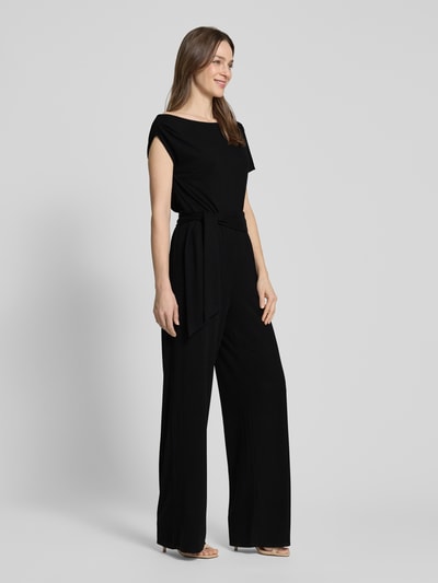 Guess Jumpsuit mit Bindegürtel Modell 'RUMI' BLACK 1