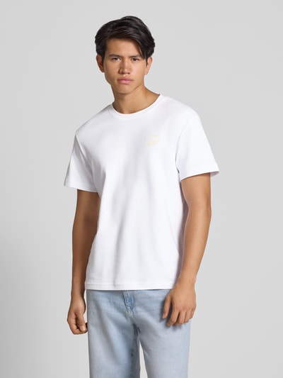 G-Star Raw T-shirt met labelprint Wit - 4