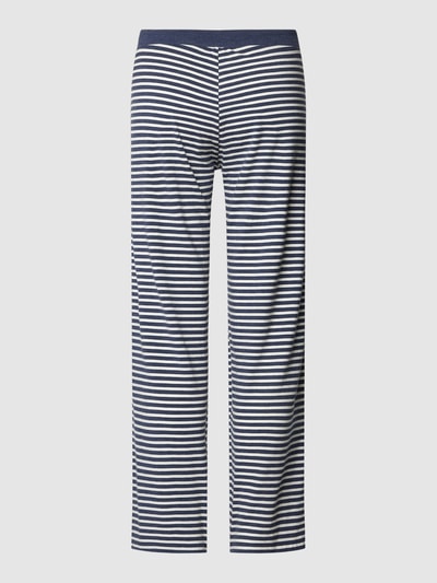 Esprit Pyjamabroek met all-over motief Donkerblauw - 3