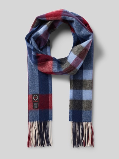 Ascot Schal aus Woll-Kaschmir-Mix Blau 1