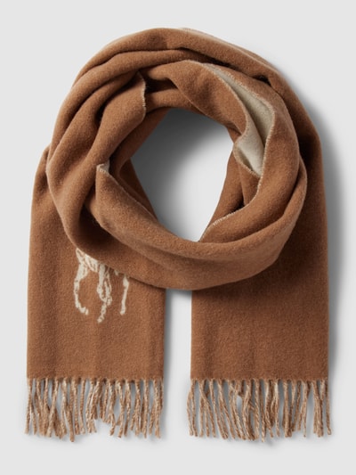 Polo Ralph Lauren Schal mit Label-Stitching Camel 1