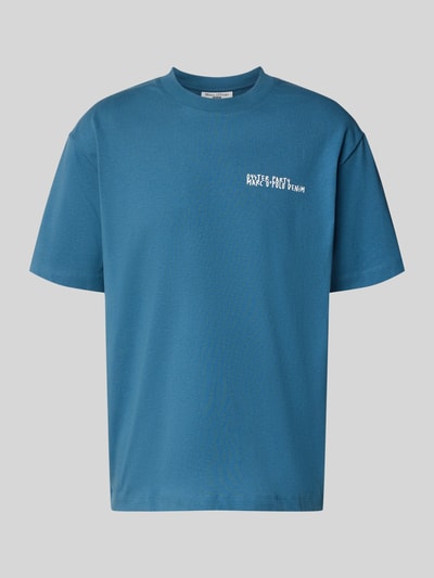 Marc O'Polo DENIM Relaxed Fit T-Shirt aus reiner Baumwolle mit Motiv-Print Bleu 2