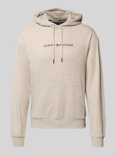 Tommy Hilfiger Regular Fit Hoodie aus Baumwoll-Mix Modell ' OH HOODIE' Offwhite Melange 2